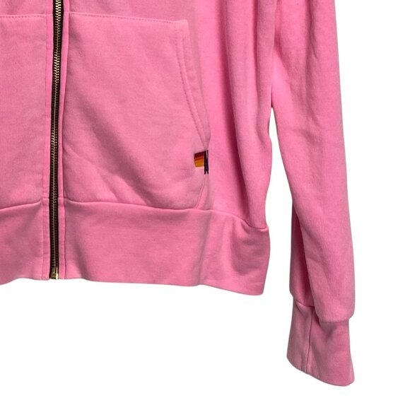 Aviation Nation Neon Pink 5-stripe Zip Up Hoodie - Picture 4 of 10